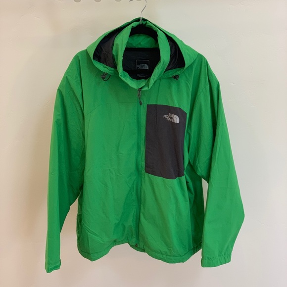 The North Face Green And Grey Shell Rain Jacket - Picture 3 of 8